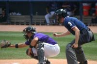 For three years, Weber trained to be a baseball umpire at umpire school.