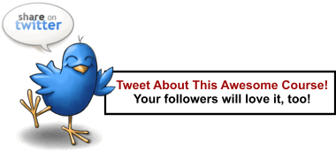 Tweet About The Awesome Signature Sound Bites Course! Your followers will love it, too!