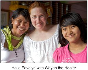 Halle Eavelyn with Wayan the Healer