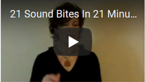 21 Sound Bites in 21 Minutes