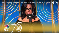 Oprah's Powerful Acceptance Speech at the 2018 Golden Globes
