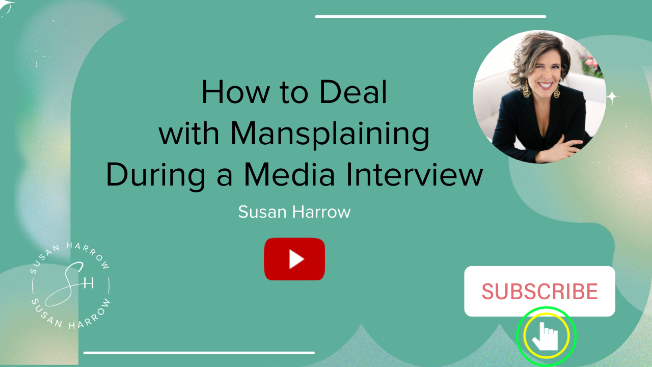 How To Deal With Mansplaining During A Media Interview - Media Training Tips